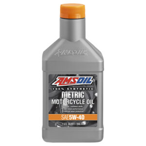 AMSOIL 5W-40 100% Synthetic Metric Motorcycle Oil